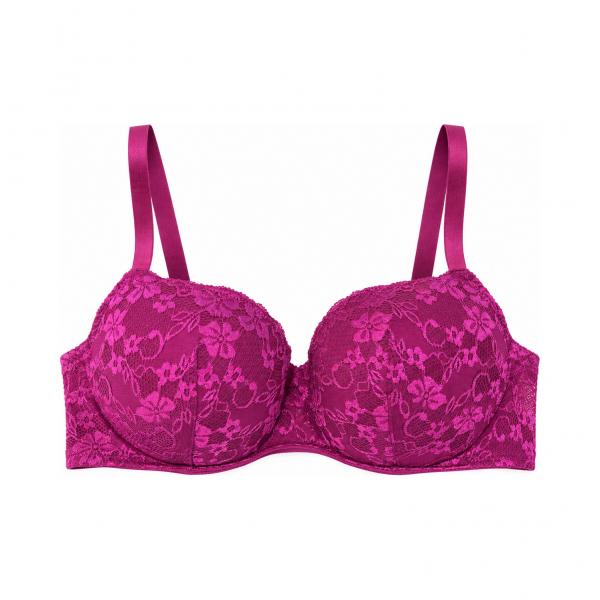 fucsia-lace-padded-balcony-bra-36c
