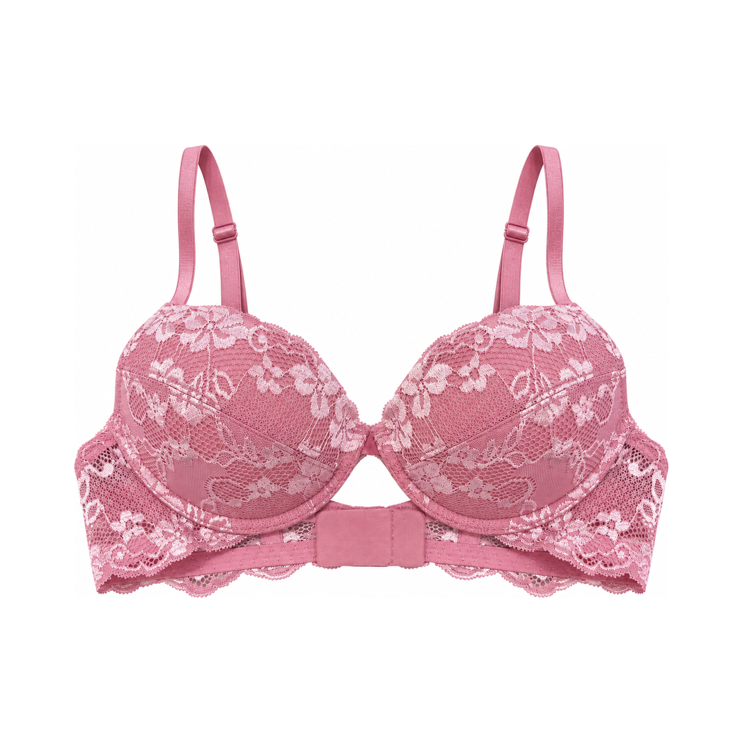Pink Lace Push up bra розовый с пушап 30B