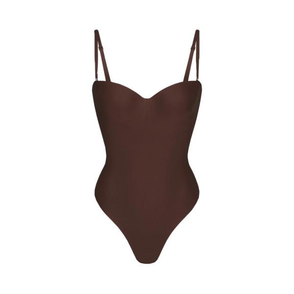 SKIMS Body Molded Underwire Bodysuit Cocoa