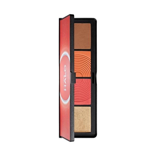 Smashbox Halo Sculpt + Glow Face Palette Coral Saturation