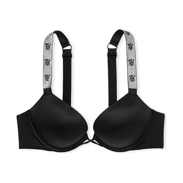 Victoria's Secret Bra Black with Stone Strap