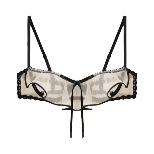 Yamamay BRA Carioca with underwire and bare cups in tulle Privè - Flirt Powder Pink 3B