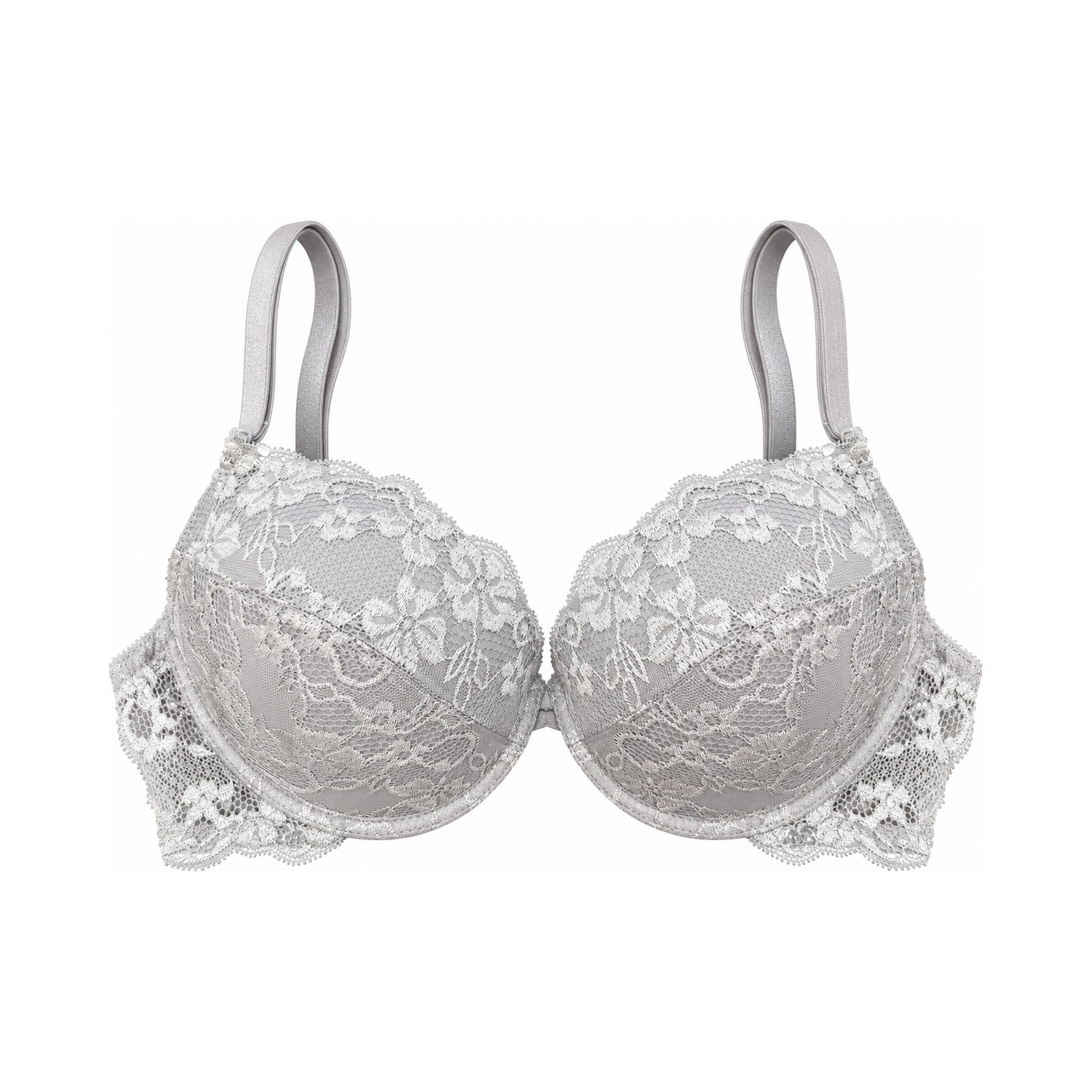 Silver Push up bra 38B