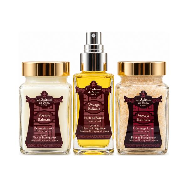 La Sultan de Saba Gift Set Lotus and Frangipani Flower Fragrance
