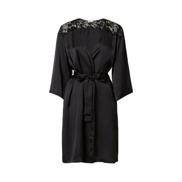 Classic nightgown with bandage / black / M/L